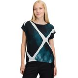 Betty & Co - Casual Shirt - Blauw - Dames - Met Print