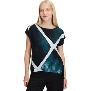 Betty & Co - Casual Shirt - Blauw - Dames - Met Print