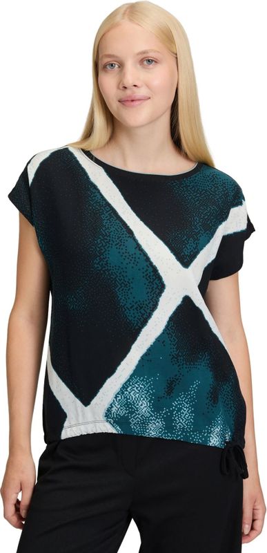 Betty & Co - Casual Shirt - Blauw - Dames - Met Print