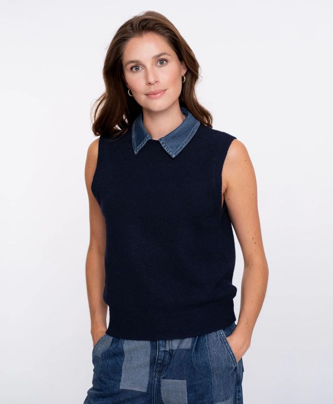 Geisha - LM Spencer - Trui - Marine