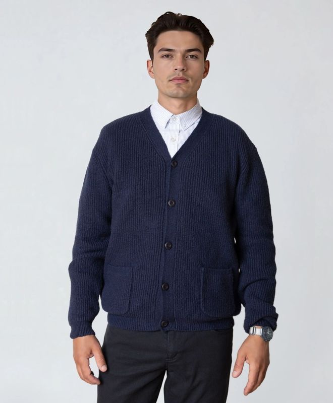 Clean Cut Copenhagen Gebreid vest 'Brooks'  navy