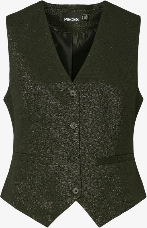 PIECES - PCBOSELLA - Gilet - Zwart