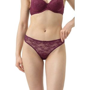 Mey - Fabulous - String - Lila - Kant - Mid Waist