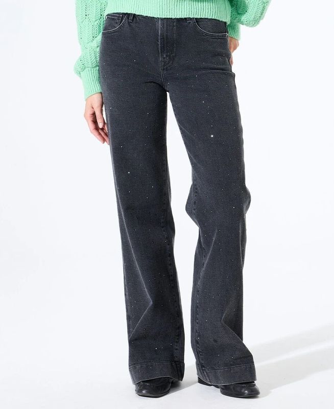 Garcia - Celia - Spijkerbroek - Hoge Taille - Wide Leg