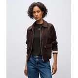 Street One Dames Shirt met uitgesneden detail in Bruin, in size: 34