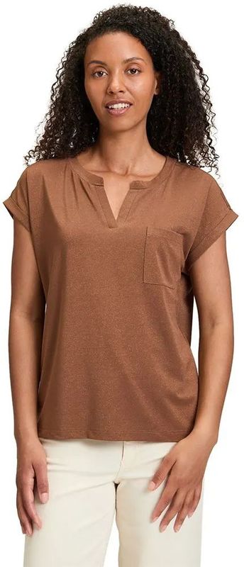 Betty & Co, Dames, Tops, Bruin, Maat: S