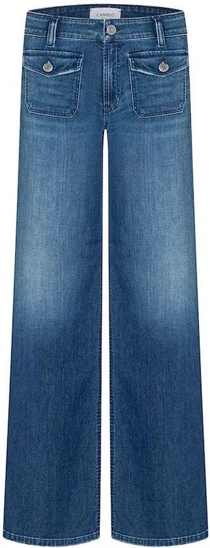 Cambio - AIMEE - Jeans - Dames - Opgestikte Klepzakken