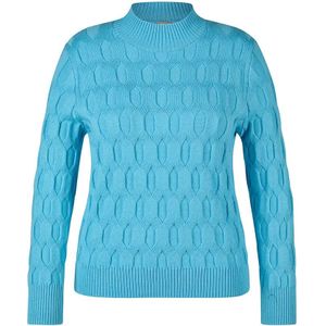 Rabe - Trui - Turquoise - Gebreid