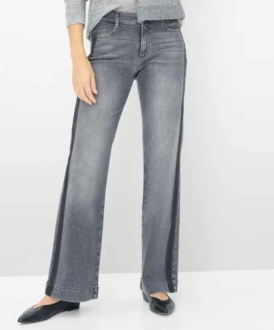 Flared jeans met 5-pocketmodel, model 'MAINE'