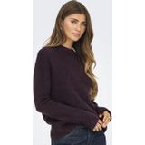 Only - ONLCAMILLA O-NECK - Gebreide Trui - Winetasting - Lange Mouwen
