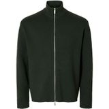 Selected - Relaxed Fit Trui - Vest - Met Volledige Rits