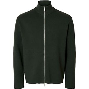 Selected - Relaxed Fit Trui - Vest - Met Volledige Rits