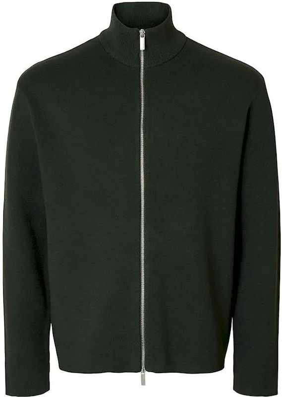 Selected - Relaxed Fit Trui - Vest - Met Volledige Rits