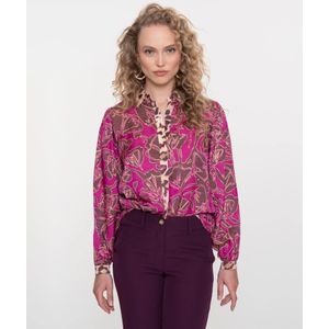 Geisha - Blouse 53937-20 - Damesblouse - Kleurrijk Bloemenpatroon