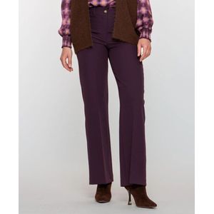 Geisha - Dressed Pantalon 51904 - Flared Broek - Paars - Dames