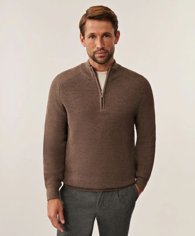 Cavallaro Napoli Half Zip Trui Sagio