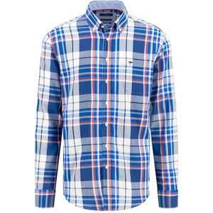 Fynch Hatton Oxford Check Mix Overhemd Met Lange Mouwen