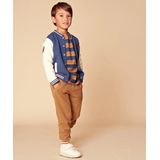 Stains & Stories - Jacket Team Slam Dunk - Blauw - Jassen