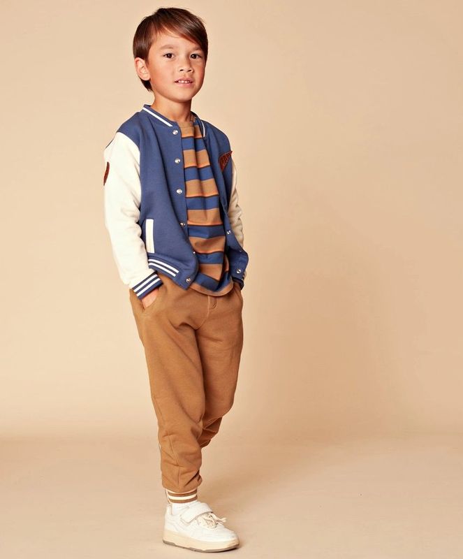 Stains & Stories - Jacket Team Slam Dunk - Blauw - Jassen