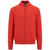 Fynch Hatton - 1513223 - Cardigan - Gestructureerd Katoen - Volledige Rits