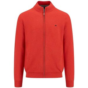 Fynch Hatton - 1513223 - Cardigan - Gestructureerd Katoen - Volledige Rits