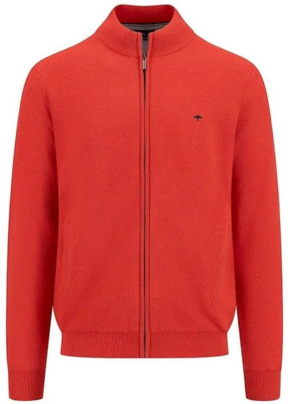 Fynch Hatton - 1513223 - Cardigan - Gestructureerd Katoen - Volledige Rits