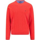 Fynch-Hatton - Ref.1412 224 - Gebreide Trui - Blauw - 100% Katoen