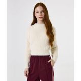 GARCIA - Effen Trui - Wit - Lange Mouw