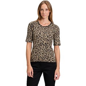 Betty Barclay - Geribbeld Basic Shirt - Groen - Dames