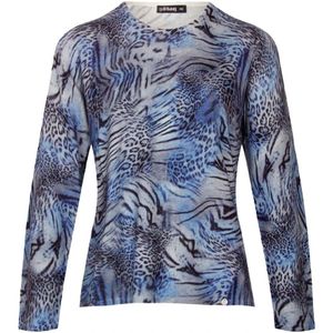 golléhaug - T-Shirt - Licht Blauw - Allover Print