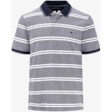 Fynch Hatton - 2-tone Stripe - Korte Mouw Poloshirt