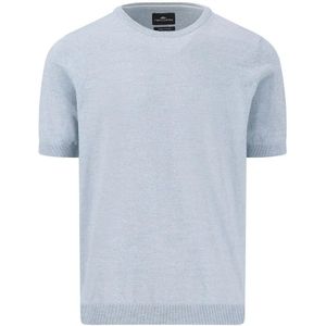 Fynch Hatton - Katoen Linnen Korte Mouw Pullover - Zomer - Casual Comfort