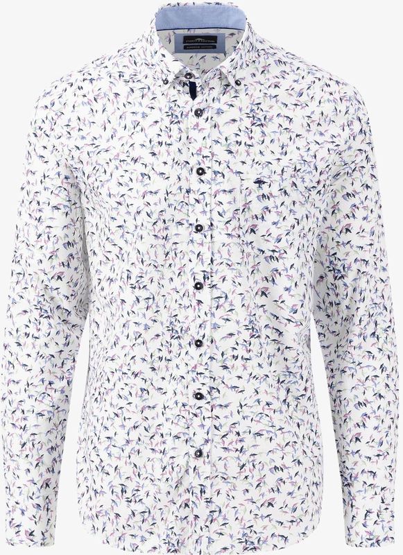 Fynch Hatton - Overhemd Casual LM - Paars