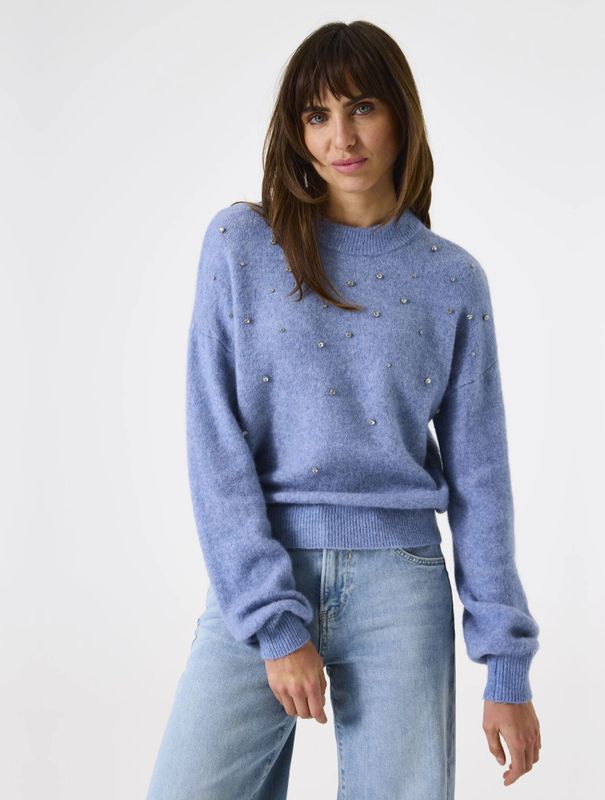 Garcia - Pullover - Gebreide Trui - Lange Mouwen - Normale Pasvorm