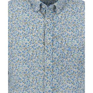 Fynch Hatton - Summer Linen Print - Overhemd - Korte Mouwen
