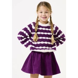 GARCIA - Effen Trui - Paars - Lange Mouw