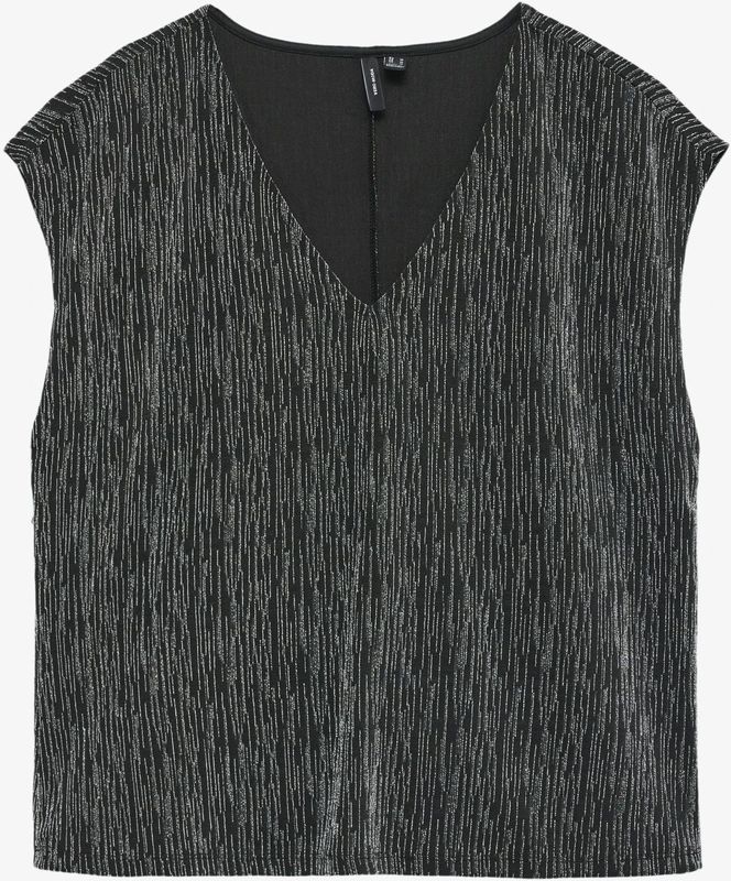 VERO MODA - Shirt - Zwart - Pailletten