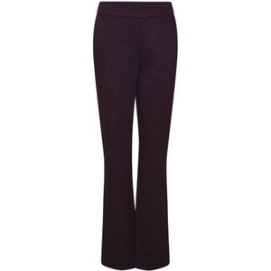 Relaxed by TONI - Broek - Bordeaux - Wide Leg