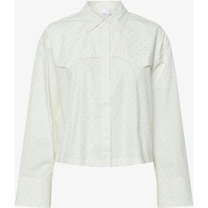 Y.A.S - Yasciru - Korte Blouse - Ecru - Met Studs