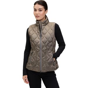 Betty Barclay - Bodywarmer - Donkertaupe - Gewatteerd