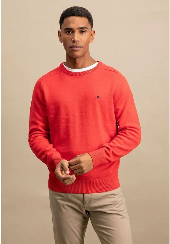 Fynch-Hatton - Trui - Rood - Effen