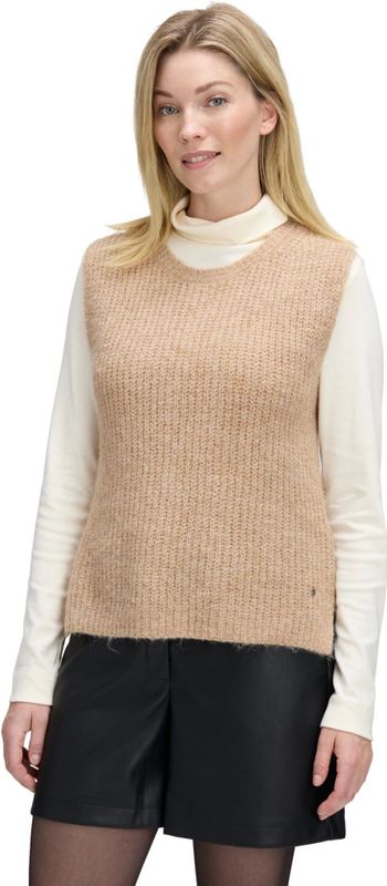 Betty & Co, Dames, Truien, Beige, Maat: S Zijde,