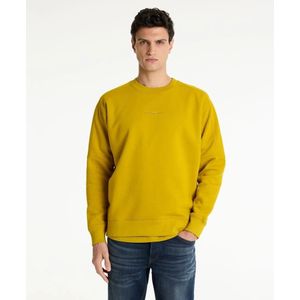 CHASIN' - Ido - Sweater - Geel - Loose Fit - 3D-artwork Rubberized Backprint