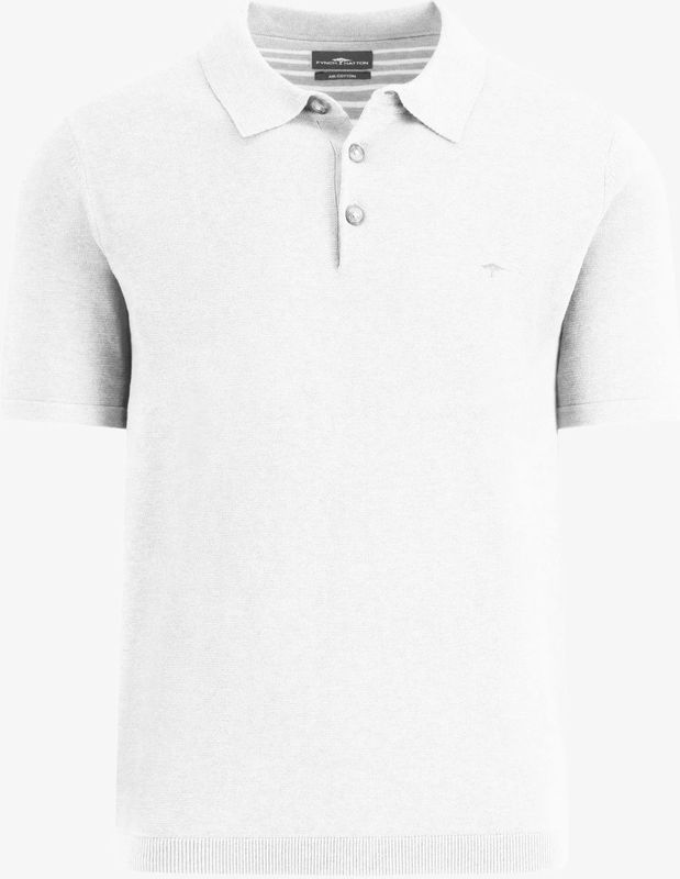 FYNCH-HATTON - Poloshirt - New Offwhite - Met Geborduurd Logo