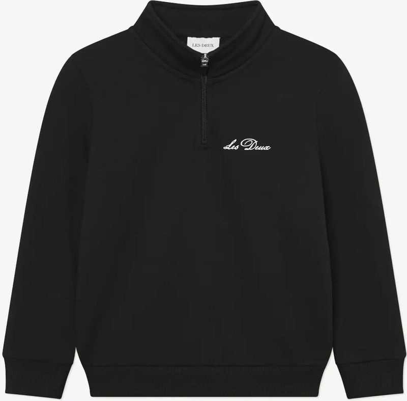 Les Deux - Sweatshirt Backprint West Side - Zwart - Kids