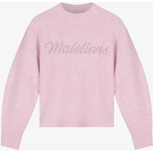 Malelions - Geborduurde Knit Sweater - Lichtroze