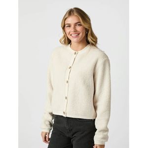 Neo Noir - Limo Fluffy Knit - Vest - Beige - Dames