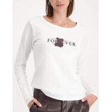 monari Shirt  donkerbruin / zwart / wit