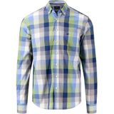 Fynch-Hatton - Overhemd - Blauw - Geruit