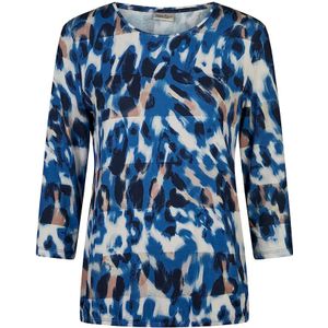 Barbara Lebek - T-shirt - Blauw - Allover Print